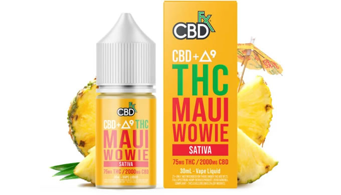 CBD + Delta-9 THC Vape Juice: M